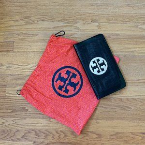 Tory Burch Black Patent Leather Clutch